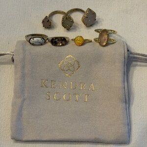 Kendra Scott Gold Ring Collection